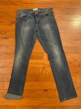 Love Women's Skinny Jeans in Faded Blue Wash